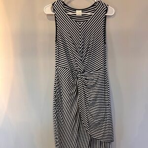 Soma Asymmetrical Faux-wrap tank dress